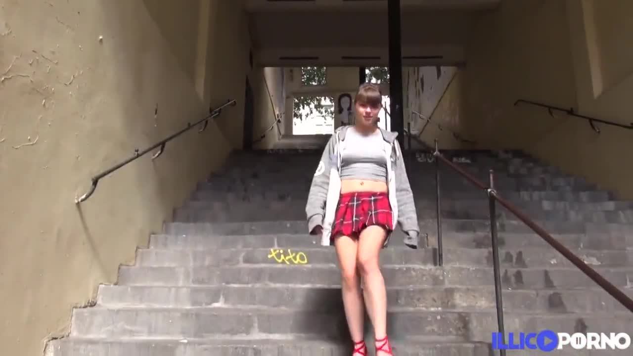 Watch Young French girl in a sexy skirt Porn Video - ePornSup.