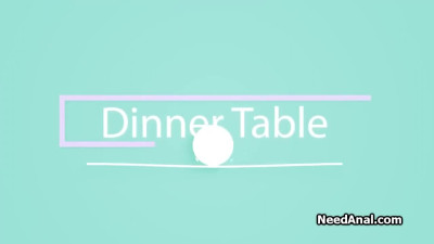 Oily dinner table anal with chef Nick