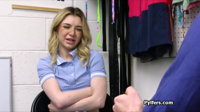 Suspect with freckles fucked hard on the office desk