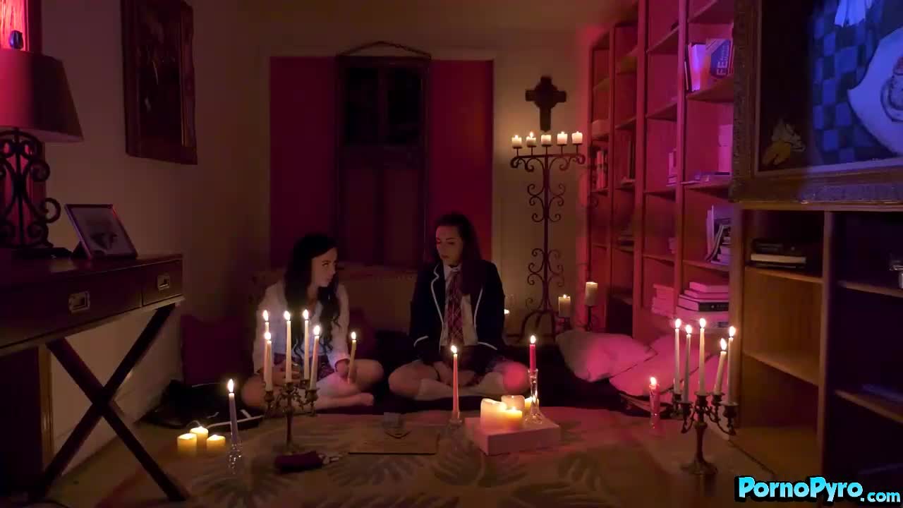 Watch Teen Catholic Schoolgirls Casey Calvert & Whitney Wright Summon &#34;Da Black&#34; Lucifer Porn Video - ePornSup.