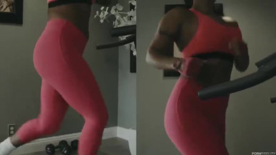 Big Sexy Booty Fitness MILF August Taylor And Her Black Sex Partner