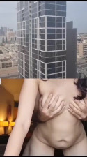 Balcony fuck