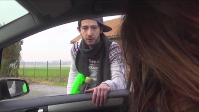 Two horny Belgians fuck a hitchhiker