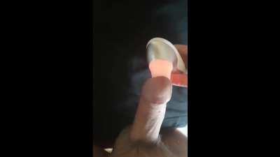 Womanizer male moaning intense orgasm