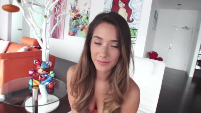 Eva Lovia enjoying a big cock