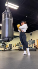 Punching and fucking in the gym