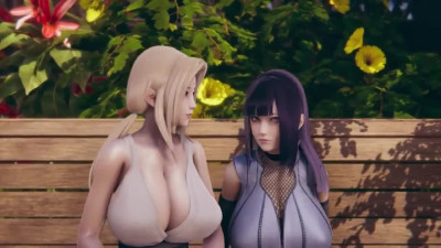 Hinata hyuuga x tsunade senju futanari porn 3D