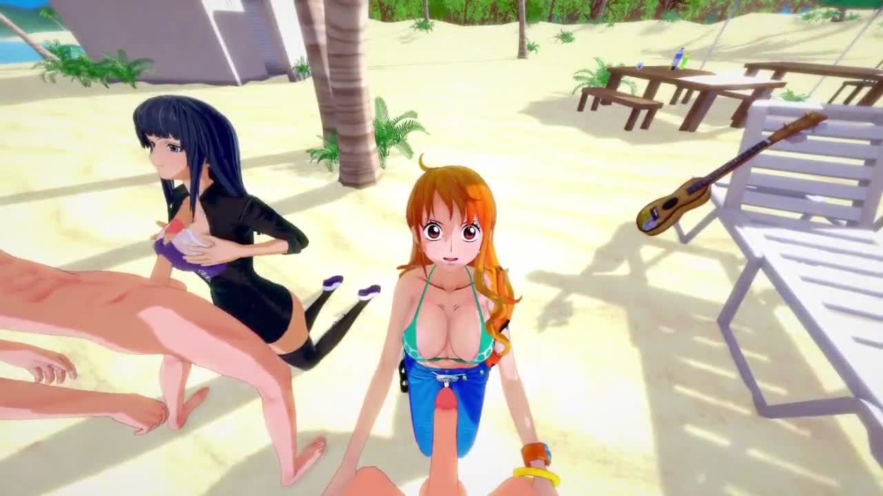 Watch Nami and Robin give swinging a try Porn Video - ePornSup.